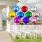 100 Pcs 18 Inch Round Foil Balloons Aluminum Foil Helium Balloons Bulk for New Year Party Birthday Baby Shower Graduation Wedding Decor(Mixed Colors)
